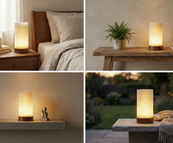 The Honeycomb Core LED Table Lamp